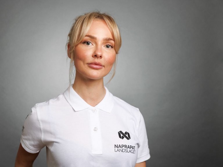 Bild av naprapat Ina Andersson från Naprapatlandslaget